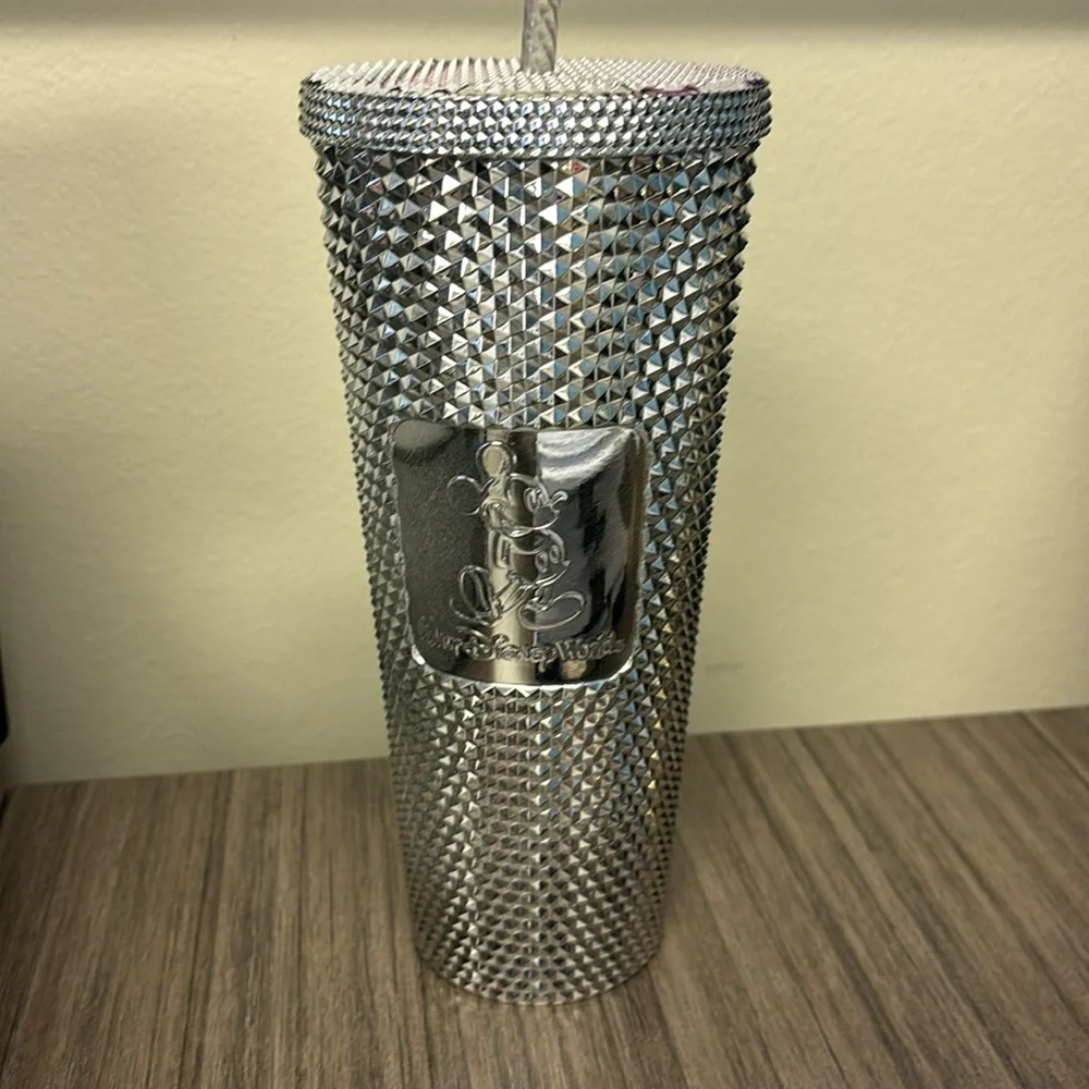 Starbucks Walt Disney World Silver Studded Tumbler